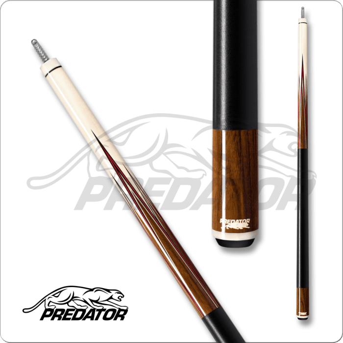 Predator 8 Point Sneaky Pete Rosewood Linen Wrap Pool Cue