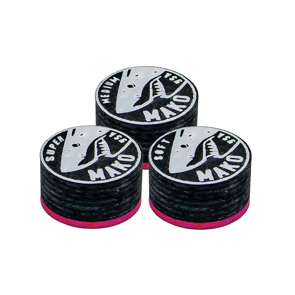 Mako Original MAK Pool Cue Tips - 14mm