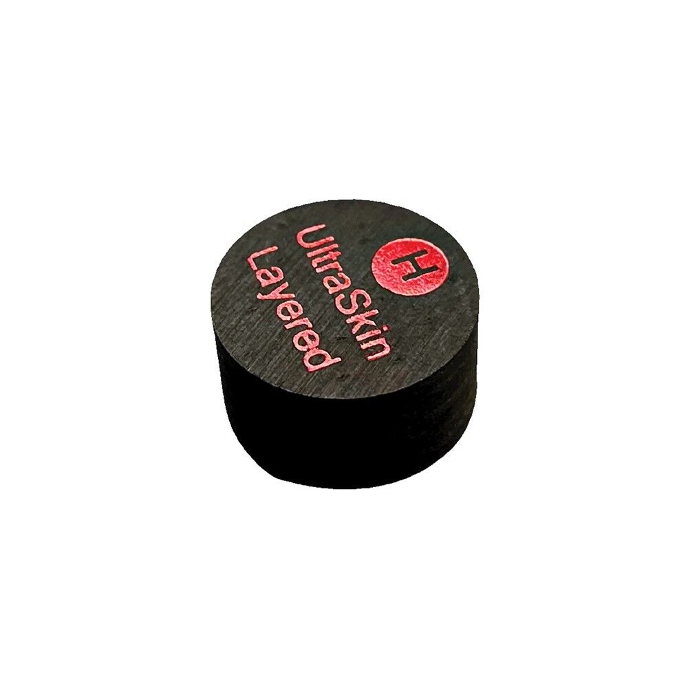 Ultra Skin Black USB Pool Cue Tips - 14mm