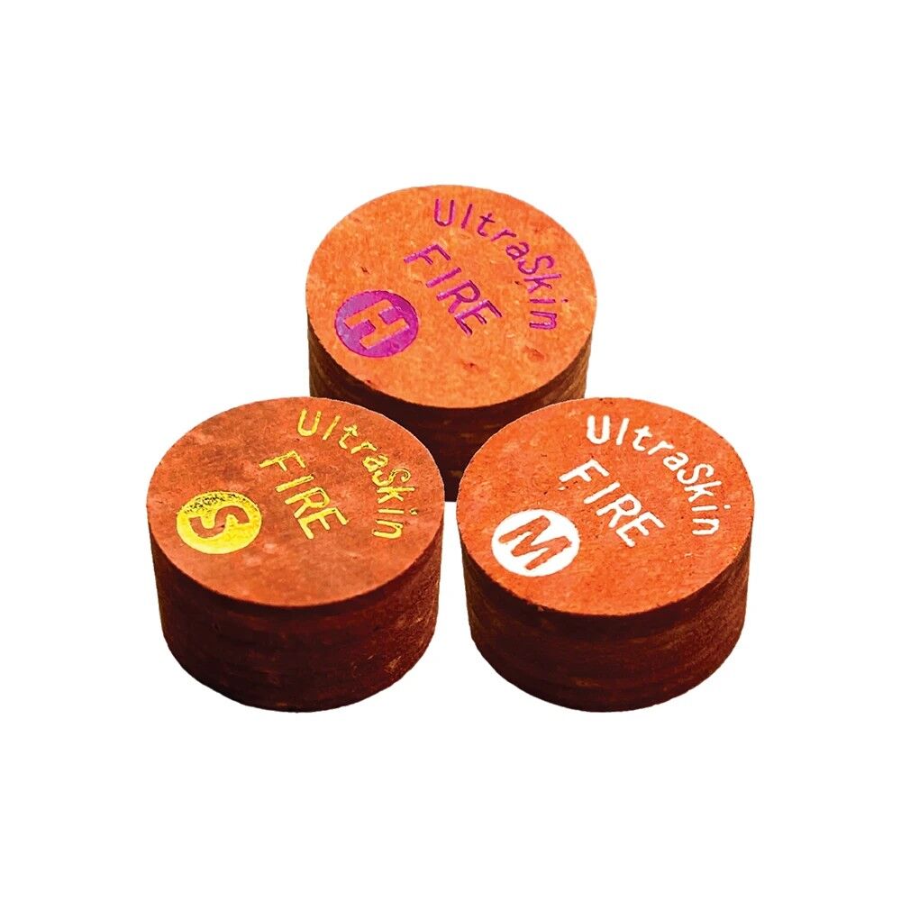Ultra Skin Fire USF Pool Cue Tips - 14mm