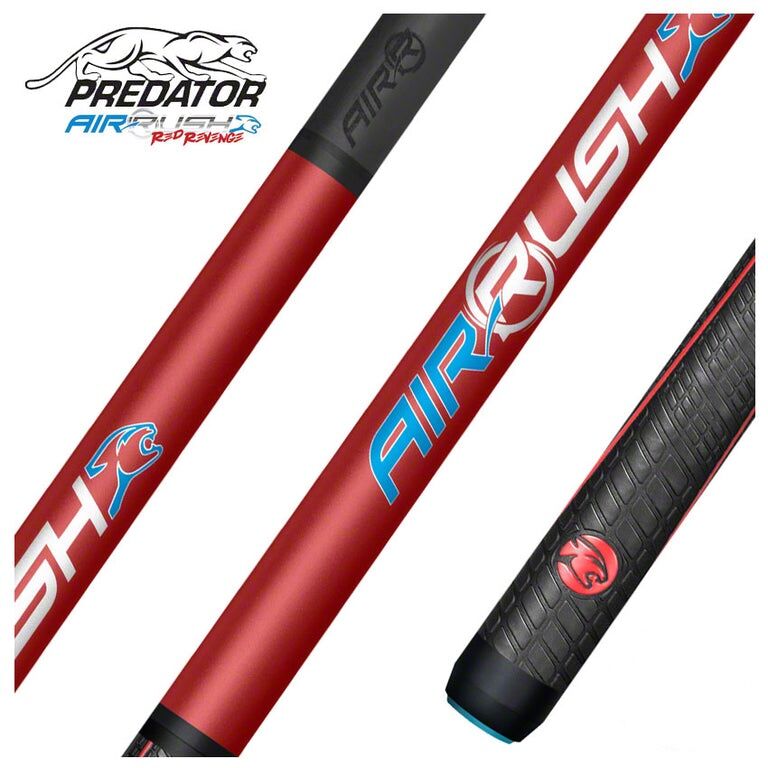 Predator プレデターAir rush Red Predator Air Rush Red Jump Cue - Sport Wrap | Premium Pool Cues