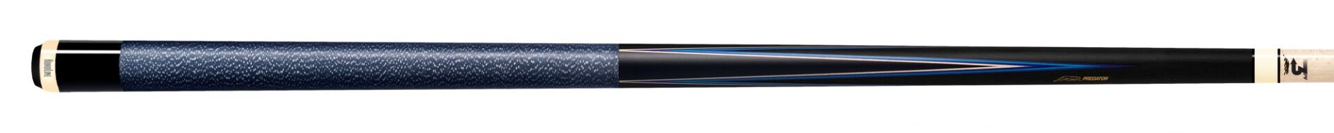 Predator 4 Point Sneaky Pete Black / Blue Points Linen Wrap Pool Cue