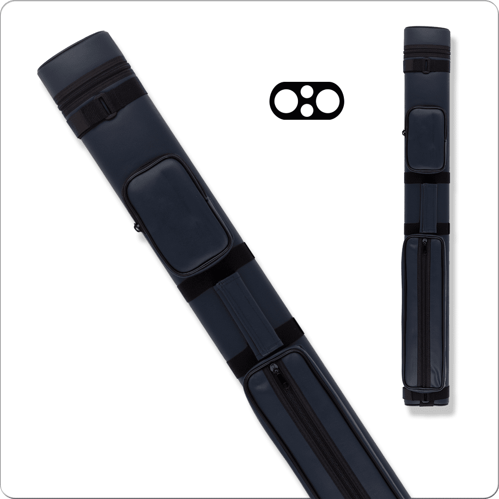 Action 2×2 hard cue case AC22 blue billiards accessory