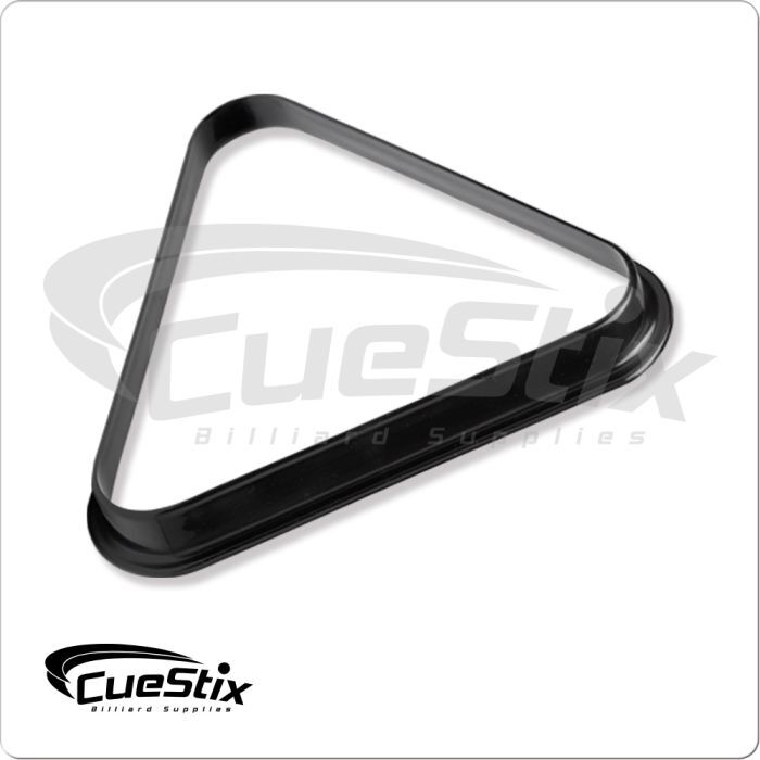 Wooden triangle rack for 8-ball pool, Quarter King Billiards equipment.