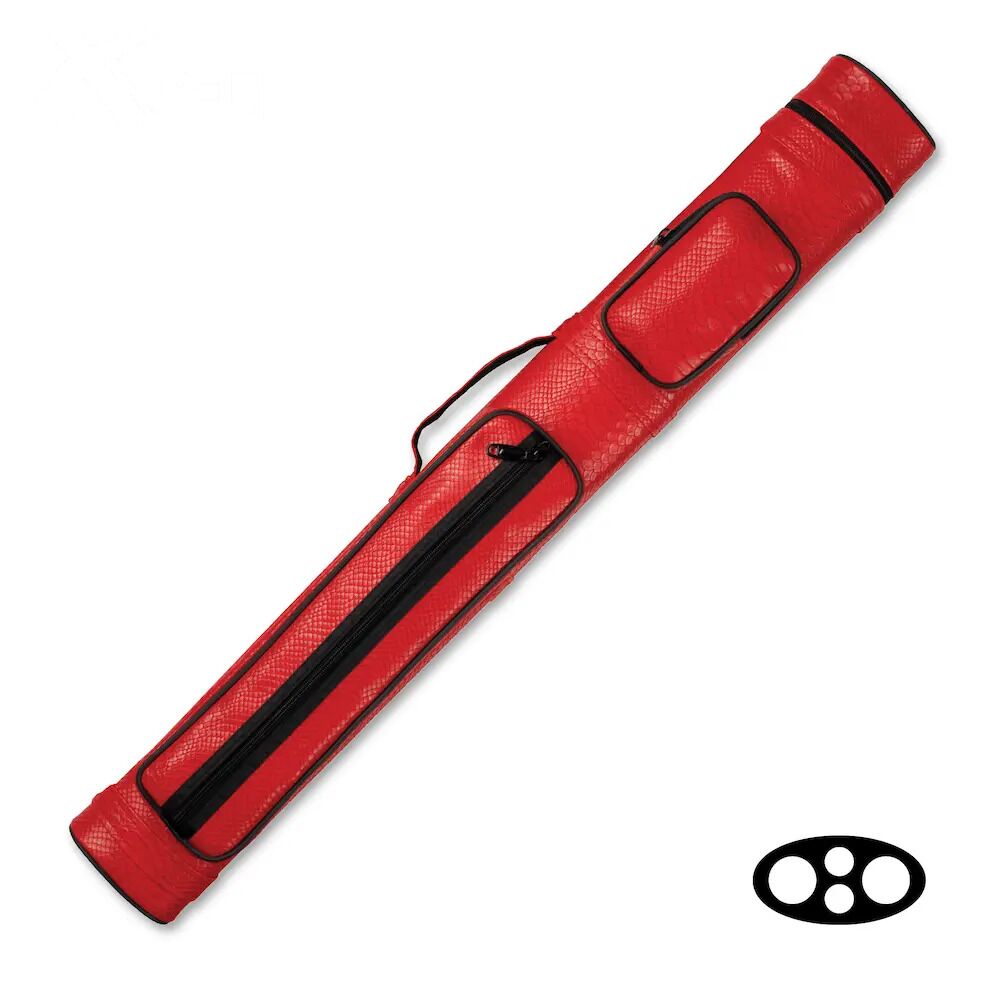 Xcel C22EHR Exotic Leatherette 2x2 Hard Case - Red