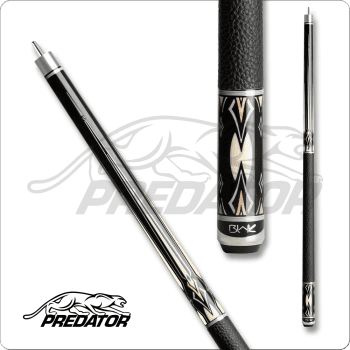 Predator PREBLK52 BLAK Series cue detail, all-black matte finish pool cue.