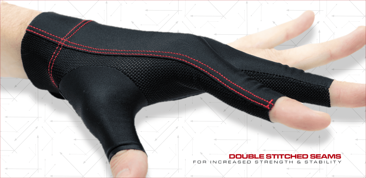 Cuetec AXIS Glove Black - Bridge Hand Left