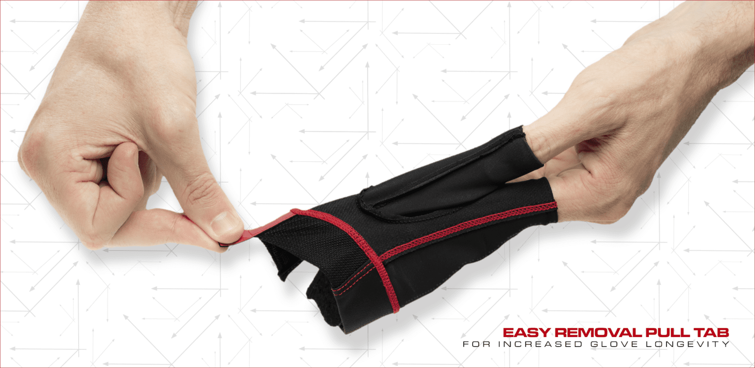 Cuetec AXIS Glove Black - Bridge Hand Left