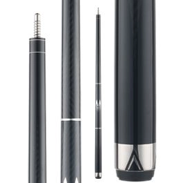 Poison Maelith Pool Cue with Carbon Fiber Shaft – Black/Black (Logo Handle)
