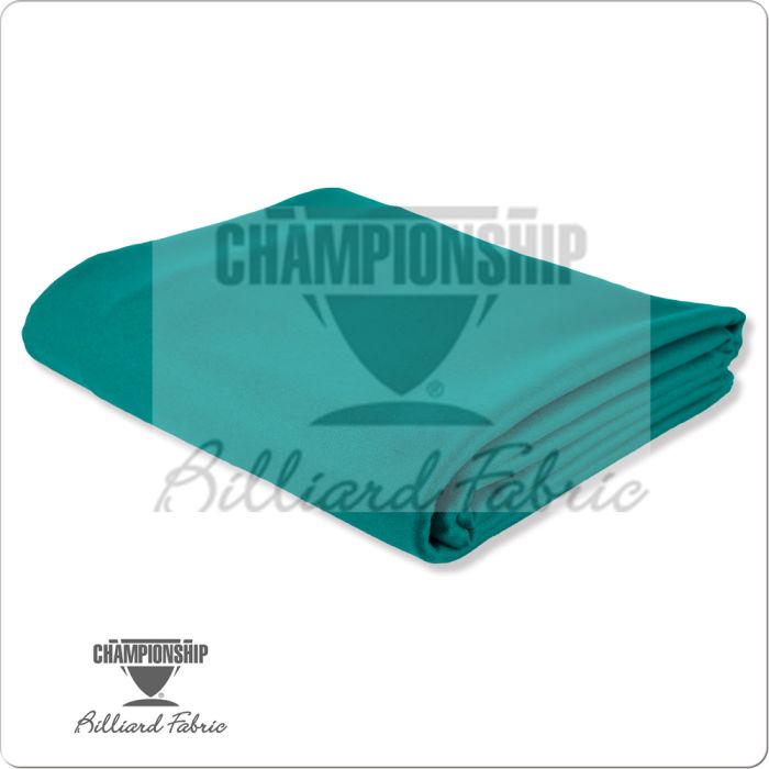 Championship Tour Edition billiard cloth in teal green, pool table felt options.