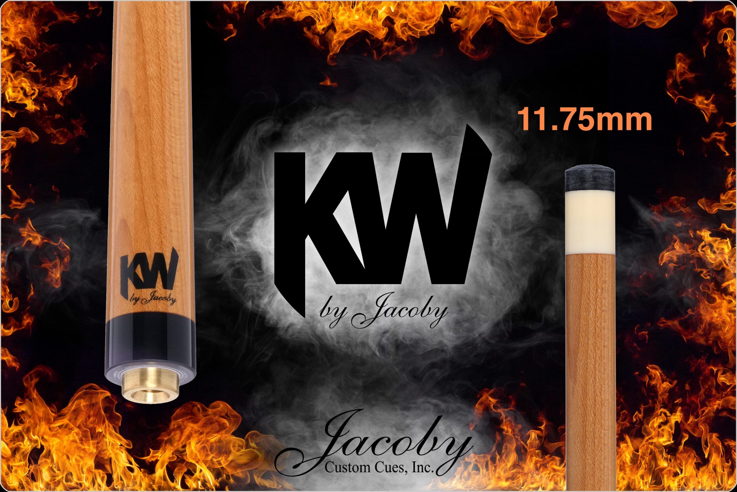 Kielwood shaft by Jacoby billiards equipment, 12.75mm and 11.75mm options