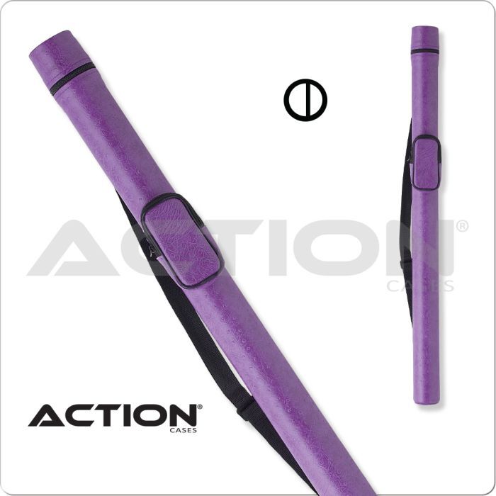 Action 1x2 Round Hard Cue Case ACRND