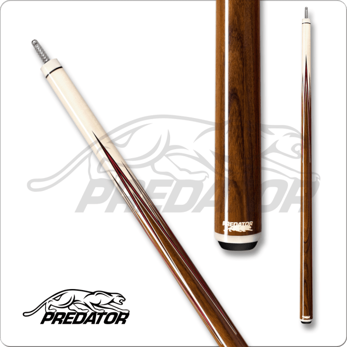 Predator 8 Point Sneaky Pete Rosewood No Wrap Pool Cue | Premium
