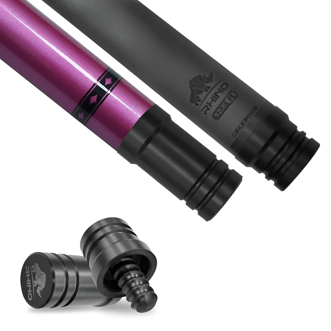 Rhino Nebula Pool Cue - Pink (Radial Joint)