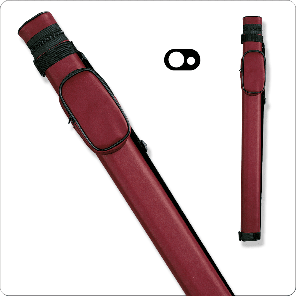 Action 1×1 Hard Case AC11 burgundy billiard cue case