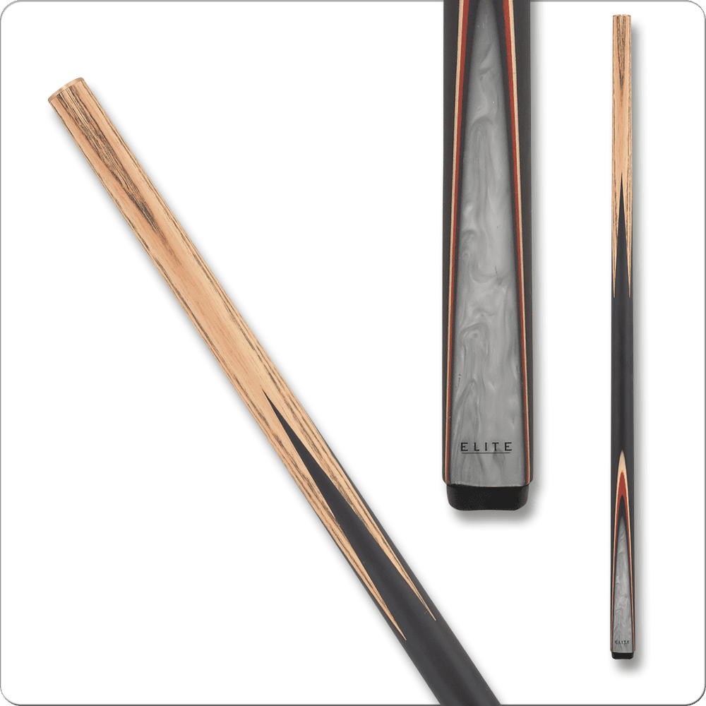 Elite ELSNK13 Snooker Cue, maple construction and standard joint hardware.