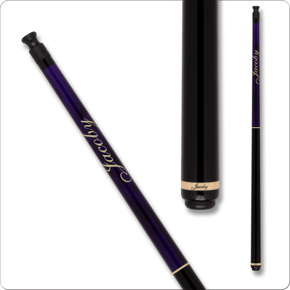 Jacoby JCBMAG1 Pool Cue, Purple, handcrafted in Wisconsin