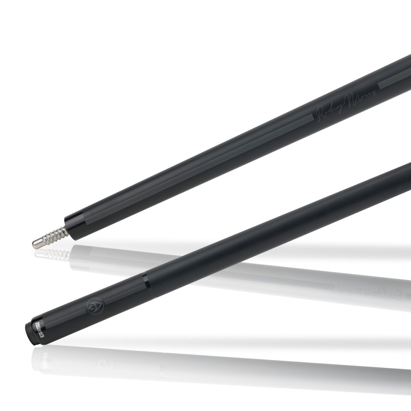 JFlowers Rodney Morris Legends Cue - Black, No Wrap - Image 2