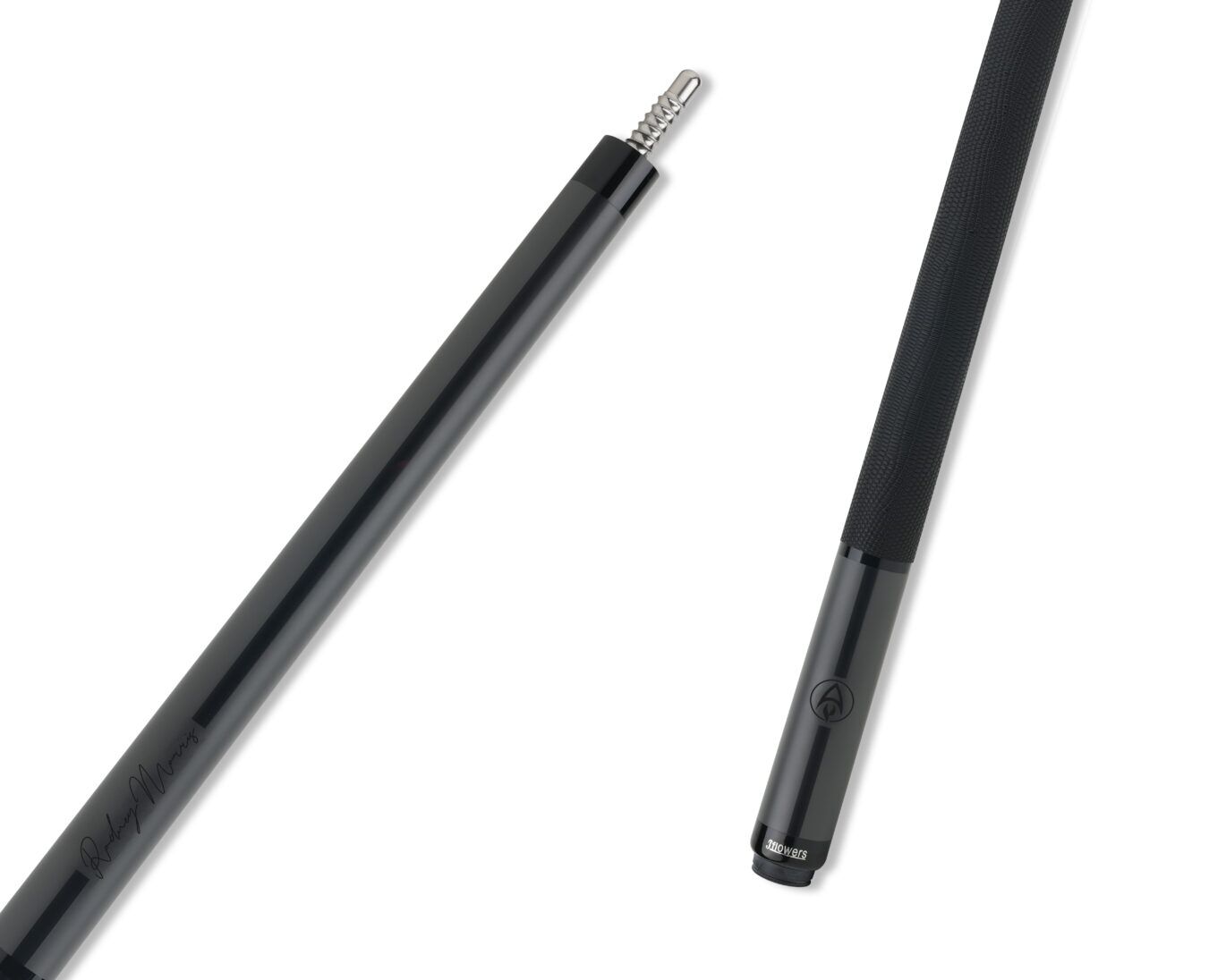 JFlowers Rodney Morris Legends Cue - Grey, Black Lizard Wrap