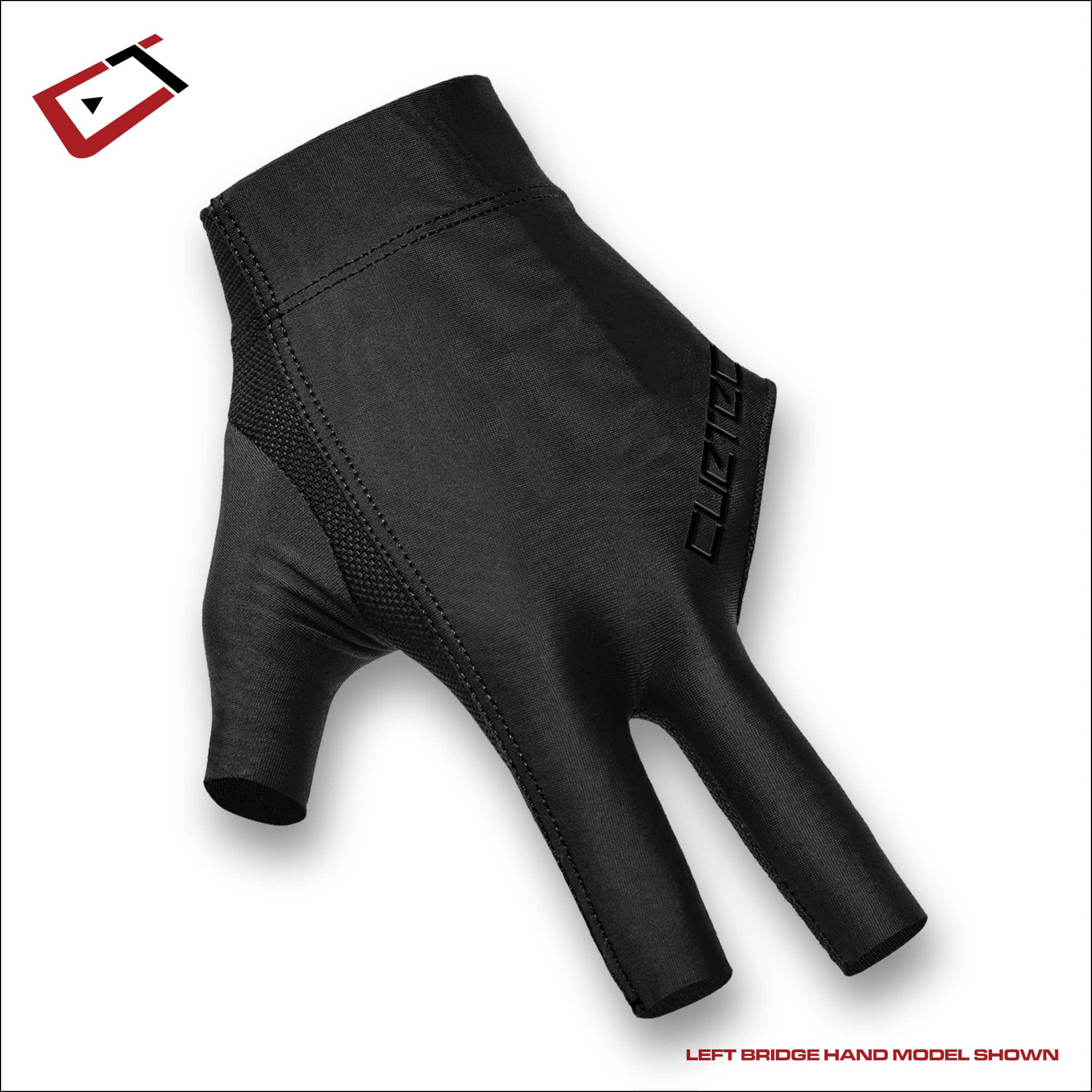 Cuetec Axis Glove Noir - Right Hand Bridge