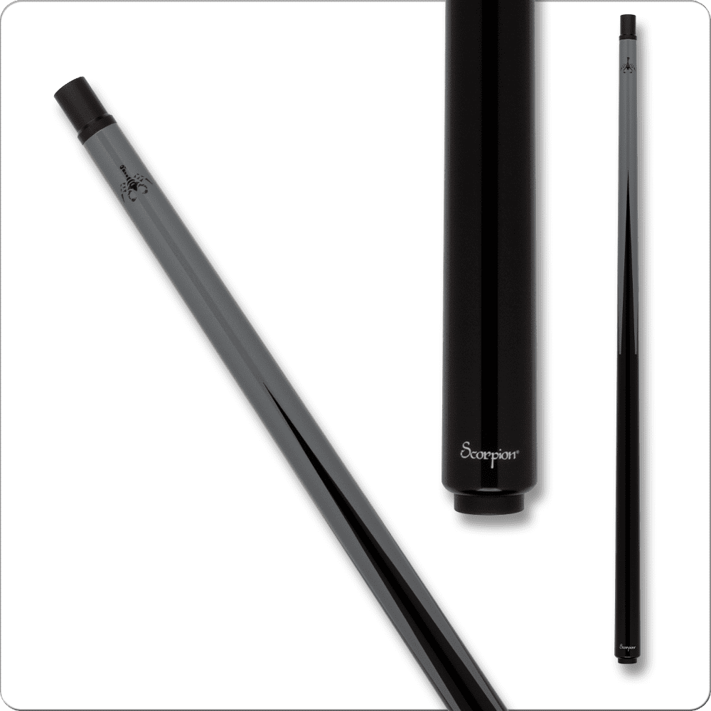 Scorpion Carbon Fiber SCOCBK grey break cue, billiard equipment for powerful shots