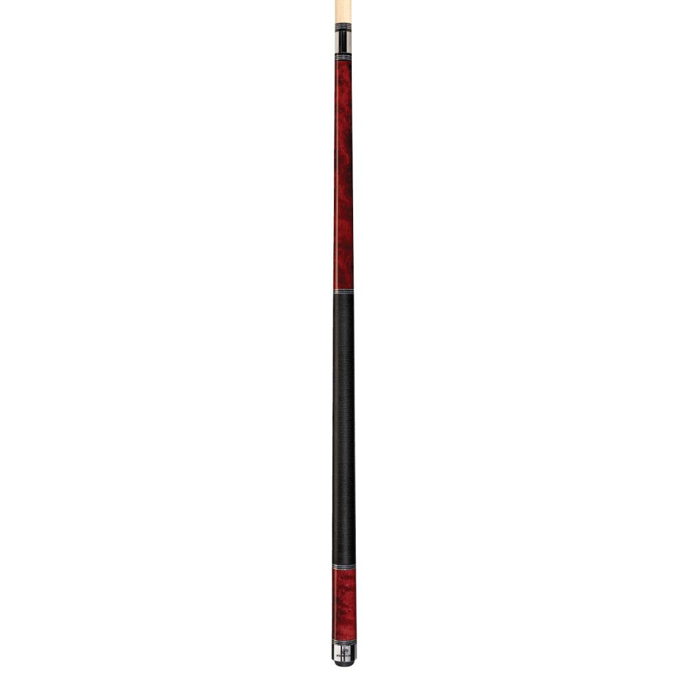 Players Crimson Birdseye Cue with Black Linen Wrap - Image 2